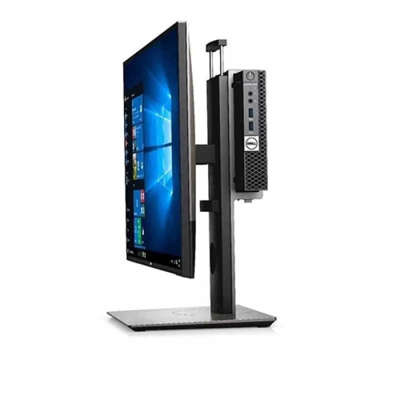 DELL Micro Form Factor All-in-One statīvs - MFS18, brīvi stāvošs, 5.7 kg, 48.3 cm (19 collas), 68.6 cm (27 collas), augstuma regulēšana, melns, sudrabs