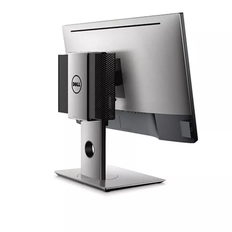 DELL Micro Form Factor All-in-One statīvs - MFS18, brīvi stāvošs, 5.7 kg, 48.3 cm (19 collas), 68.6 cm (27 collas), augstuma regulēšana, melns, sudrabs