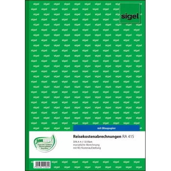 Biznesa veidlapa Sigel RA415, A4, balta, 50 loksnes