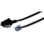 Telefona kabelis RJ-11 Schwaiger TAL6236533 6.0m TAE-N Melns