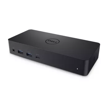 DELL D6000 universālā dokstacija, vadu, USB 3.2 Gen 1 (3.1 Gen 1) Type-C, melna
