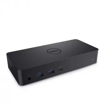 DELL D6000 universālā dokstacija, vadu, USB 3.2 Gen 1 (3.1 Gen 1) Type-C, melna