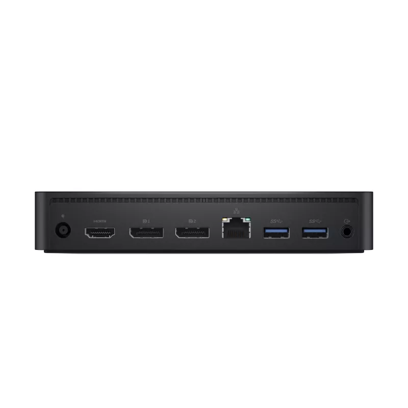 DELL D6000 universālā dokstacija, vadu, USB 3.2 Gen 1 (3.1 Gen 1) Type-C, melna