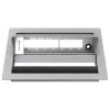 Izplūdes kārba Kindermann 7492000070, F tips, pelēka, platums 250 mm, dziļums 190 mm