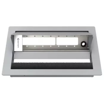 Izplūdes kārba Kindermann 7492000070, F tips, pelēka, platums 250 mm, dziļums 190 mm