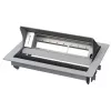 Izplūdes kārba Kindermann 7492000070, F tips, pelēka, platums 250 mm, dziļums 190 mm