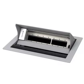 Izplūdes kārba Kindermann 7492000070, F tips, pelēka, platums 250 mm, dziļums 190 mm