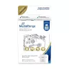 Plastmasas lentes kasete MediaRange TZ-131 12mm melns uz caurspīdīga