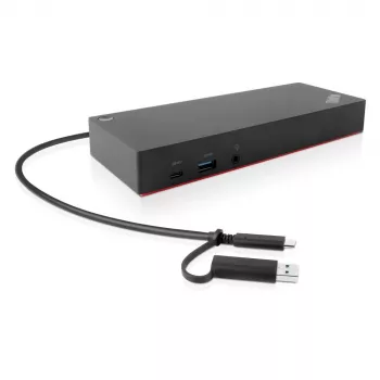 Lenovo 40AF0135IT dokstacija / portu replicētājs Vadu USB 3.2 Gen 2 (3.1 Gen 2) Type-C Melns