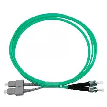 Šķiedru optikas kabelis BlueOptics SFP3233EU0.5MK SC ST OM3 0,5 m Aqua