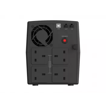 Conceptronic ZEUS03G 1200VA 720W UPS, 4x UK ligzda, HID USB, RJ45 Ienāk/Izeja, AVR