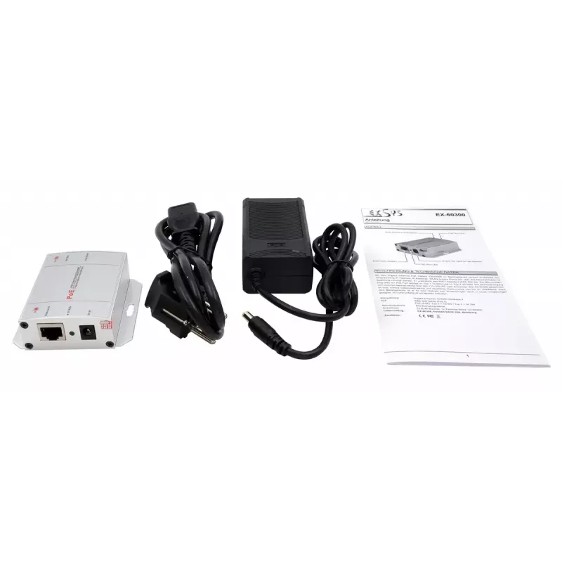 EXSYS PoE+ Gigabit Injector 30W Ethernet Gigabit 10/100/1000 Mbit/s