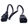 Zebra CS-RAC-IEC-CRD barošanas vads melns 0.48 m C13 savienotājs C14 savienotājs