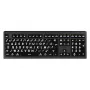 Logickeyboard USB AZERTY franču tastatūra LKB-LPWB-A2M-FR vadu, šķērveida slēdži