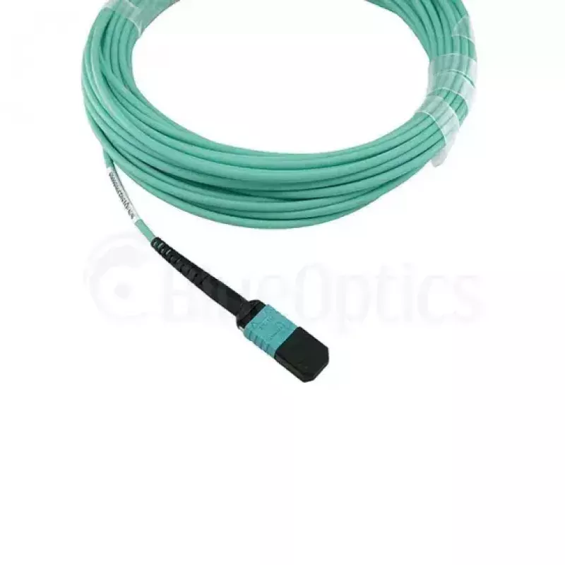 Šķiedru optikas kabelis BlueOptics CBL-NTWK-0892-OPF30L-BO MPO OM3 3 m Ciāns