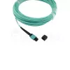 Šķiedru optikas kabelis BlueOptics CBL-NTWK-0892-OPF30L-BO MPO OM3 3 m Ciāns