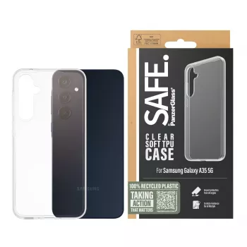 PanzerGlass SAFE. by ® TPU Maciņš Samsung Galaxy A35 5G | Caurspīdīgs