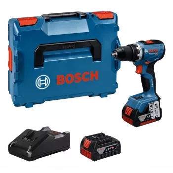Bosch GSR 18V-65 Bezvadu urbjmašīna ar atslēgas patronu 2100 RPM 1.06 kg Melna, Zila