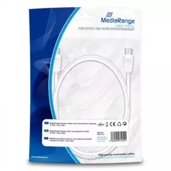 Savienojuma kabelis MediaRange MRCS162 1.5 m balts