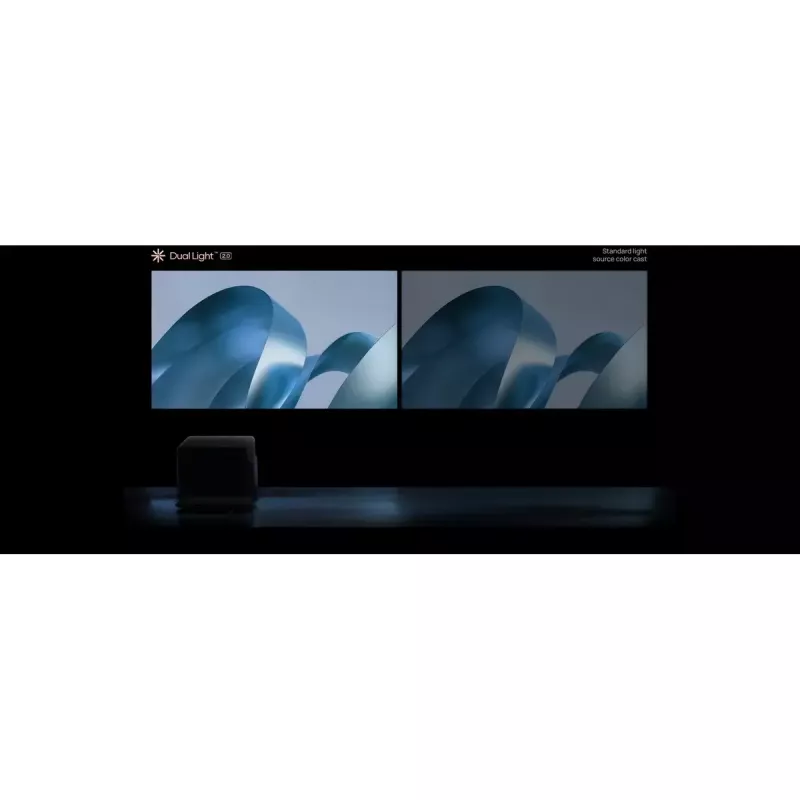 Standarta metiena projektors XGIMI 1800 ANSI lūmenu LED UHD 4K 3D Balts