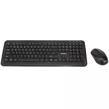 Targus AKM610ES bezvadu tastatūra un pele, RF, melna