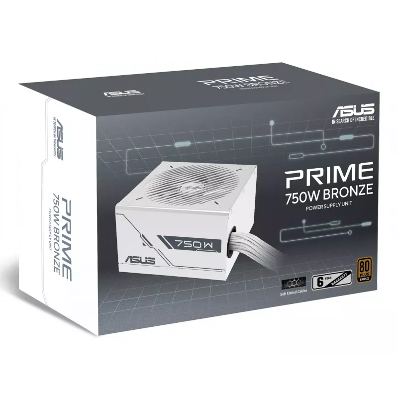ASUS Prime 750W Bronze White Edition barošanas bloks 20+4 pin ATX ATX