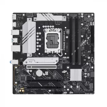 Mātesplate ASUS PRIME B760M-A II-CSM — Intel B760, LGA1700, microATX, DDR5, līdz 256GB, M.2/PCIe 4.0/SATA III, 2,5Gb Ethernet