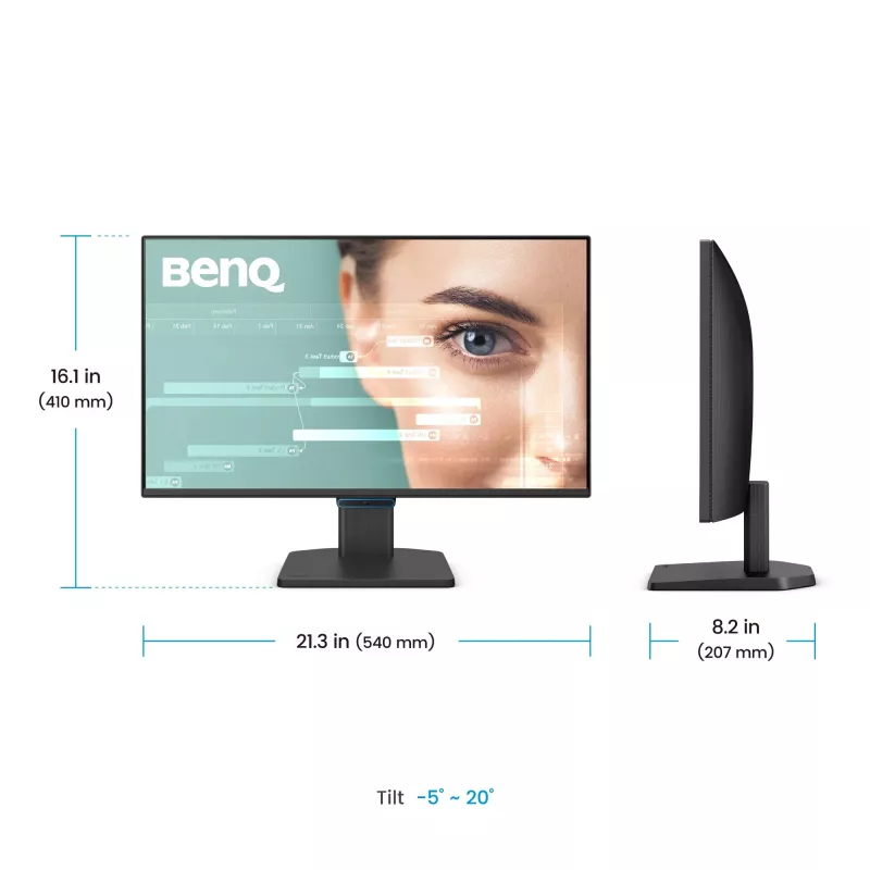 Datora monitors BenQ GW2490C 23.8 collas (60.5 cm) Full HD 1920×1080 5 ms 178° VESA Melns ar skaļruņiem