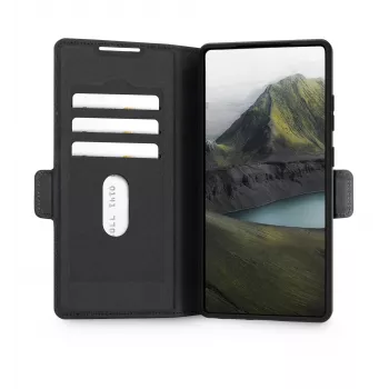 Macīgs telefona maciņš dbramante1928 Bergen Pro plastmasas melns Samsung Galaxy S25 Ultra