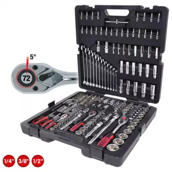 KS Tools 918.0216 uzgriežņu atslēgu komplekts 216 gab. Imperial 11.6 kg