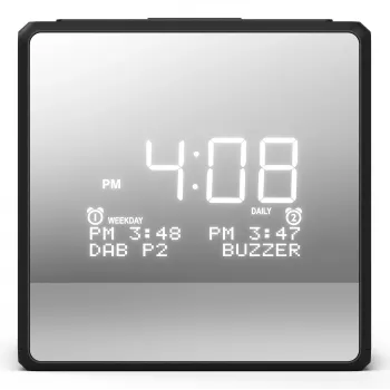 Digitālais modinātājpulkstenis Philips TAR4600/10 Melns LCD Maiņstrāva/Baterija