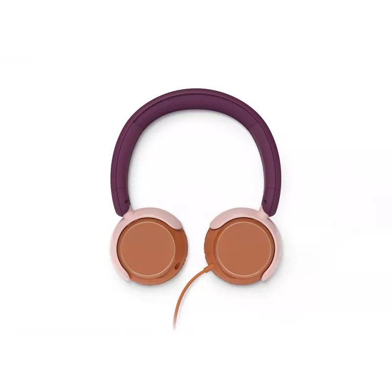 Philips 2000 sērijas TAK2000MP/00 bērnu austiņas, vadu, USB-C, oranža/violeta/rozā