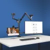 Hama 00004663 monitora stiprinājums / statīvs 81.3 cm (32 collas) Galda melns