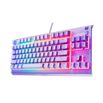 Mehāniskā stila TKL spēļu tastatūra STEELSERIES Apex 3 TKL US RGB fona apgaismojums, bez ciparu bloka, US izkārtojums