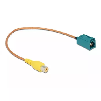 Kabelis FAKRA Z ligzda uz RCA ligzdu RG-179 32 cm DeLOCK
