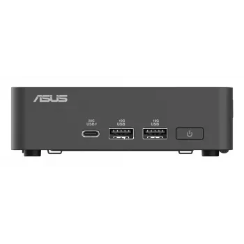 Mini-PC barebone ASUS NUC 15 Pro Slim Kit RNUC15CRKI300000 — Core 3 100U līdz 4.7 GHz, bez RAM, Intel Graphics, Wi‑Fi 6/7, Bluetooth 5.4, 1Gb + 2.5Gb Ethernet, melns