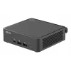 Mini-PC barebone ASUS NUC 15 Pro Slim Kit RNUC15CRKI300000 — Core 3 100U līdz 4.7 GHz, bez RAM, Intel Graphics, Wi‑Fi 6/7, Bluetooth 5.4, 1Gb + 2.5Gb Ethernet, melns