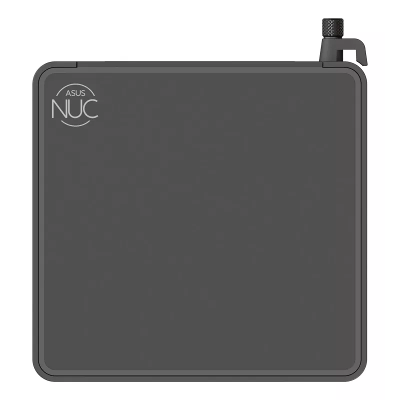Mini-PC barebone ASUS NUC 15 Pro Slim Kit RNUC15CRKI300000 — Core 3 100U līdz 4.7 GHz, bez RAM, Intel Graphics, Wi‑Fi 6/7, Bluetooth 5.4, 1Gb + 2.5Gb Ethernet, melns