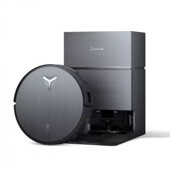 Robotputekļsūcējs Ecovacs Deebot X11 Pro Omni — melns, Li-Ion 6400 mAh, 206 min darbības laiks, 0,22 L putekļu tvertne, bāzes stacija 2,5 L