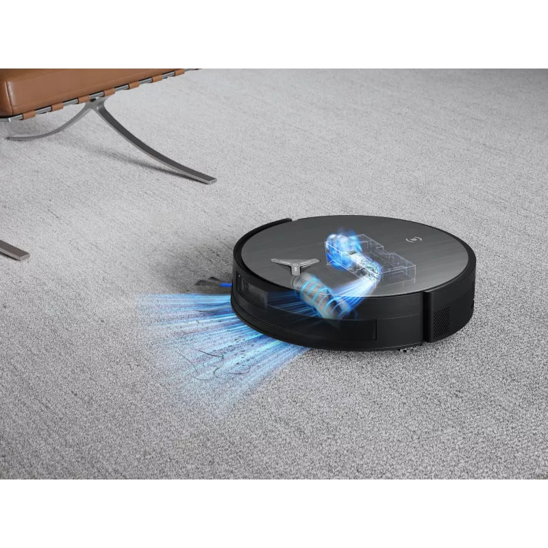 Robotputekļsūcējs Ecovacs Deebot X11 Pro Omni — melns, Li-Ion 6400 mAh, 206 min darbības laiks, 0,22 L putekļu tvertne, bāzes stacija 2,5 L