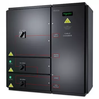 APC Symmetra PX 96/160kW sienas montāžas apvedceļa panelis, 400V