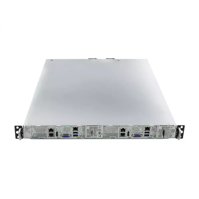 Servera barebone ASRock 1U2N2G-AM5/2T — LGA 1718, DDR5 līdz 48GB, 10Gb Ethernet, Aspeed AST2600, 1600W barošanas bloks