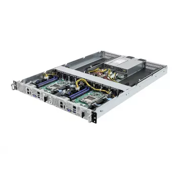 Servera barebone ASRock 1U2N2G-AM5/2T — LGA 1718, DDR5 līdz 48GB, 10Gb Ethernet, Aspeed AST2600, 1600W barošanas bloks