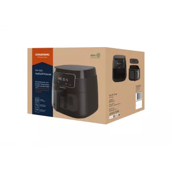 Grundig FRY 7320 Karstā gaisa fritieris 7.6 L 1900 W Melns