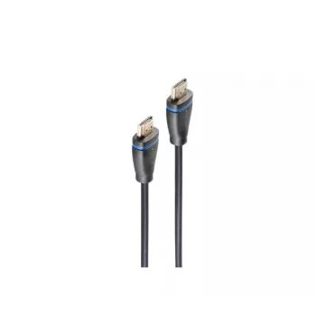 HDMI kabelis ShiverPeaks BS10-05075 10m, A tipa vīriešu savienotājs, melns/zils