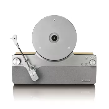 Belt-drauga audio atskaņotājs Lenco LSA-071SI, pilnībā automātisks, pelēks, Bluetooth, 3,5 mm, 10 W