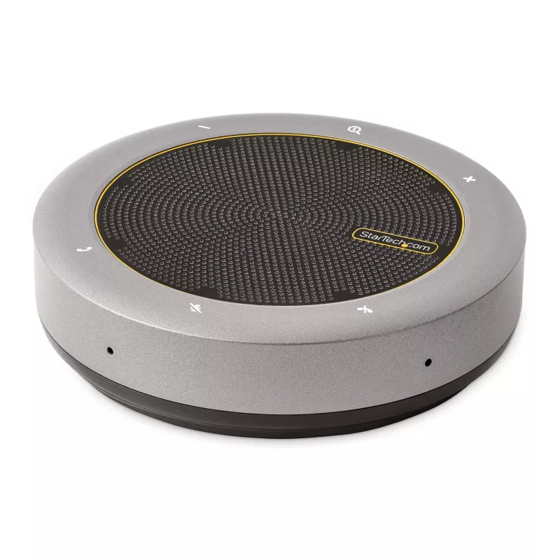 StarTech.com USB-C skaļruņu un mikrofona dokstacija, portatīvā konferences skaļruņa un audio doka, USB-C uz VGA/4K HDMI, 2x USB-A centrmezgls, mikrofons/skaļrunis, Teams/Zoom/softphone skaļrunis