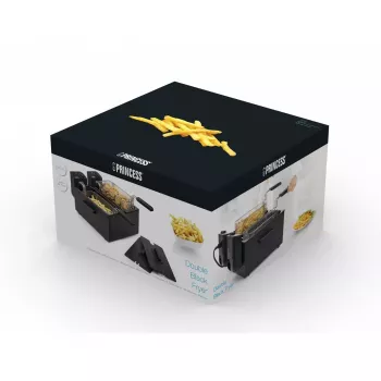 Fritieris Princess 183028 Double Black Fryer 6 L 3600 W