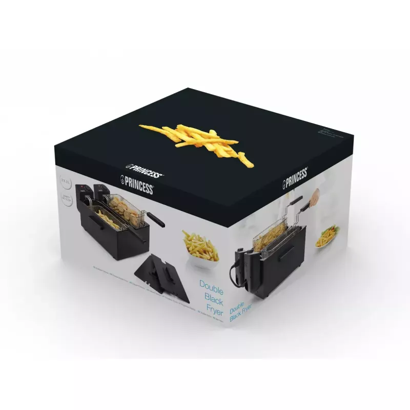 Fritieris Princess 183028 Double Black Fryer 6 L 3600 W