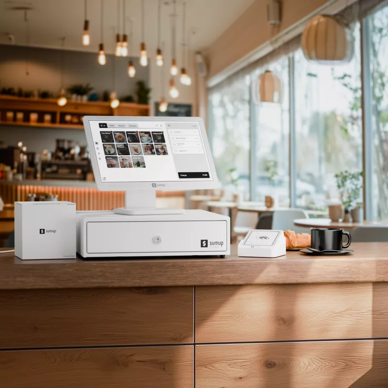 Mobilais printeris SumUp Receipt Printer bezvadu, drukas ātrums 300 mm/sek